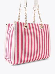 Carvela Cream Sorrento Midi Chain Tote Bag - Image 4 of 5