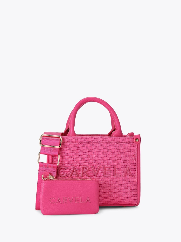Carvela Pink Sorrento Micro Tote Bag - Image 1 of 4