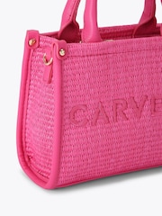 Carvela Pink Sorrento Micro Tote Bag - Image 3 of 4