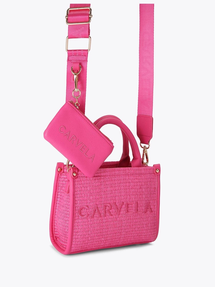 Carvela Pink Sorrento Micro Tote Bag - Image 4 of 4