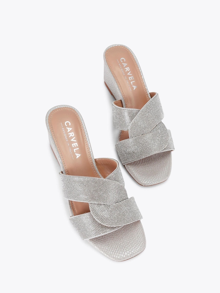 Carvela Ornella Mules Wedges Sandals - Image 2 of 4