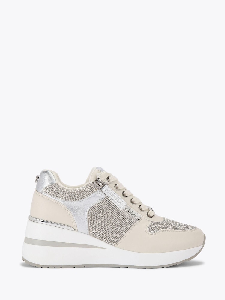 Carvela High Rise Wedge Trainers - Image 1 of 4 Carvela High Rise Wedge Trainers - Image 1 of 4