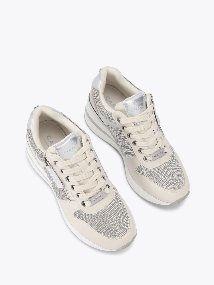 Carvela High Rise Wedge Trainers - Image 2 of 4