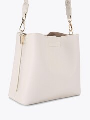 Carvela Cream Plait Midi Bag - Image 2 of 4