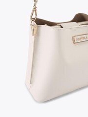 Carvela Cream Plait Midi Bag - Image 3 of 4
