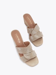 Carvela Ornella Mules Wedges Sandals - Image 2 of 4