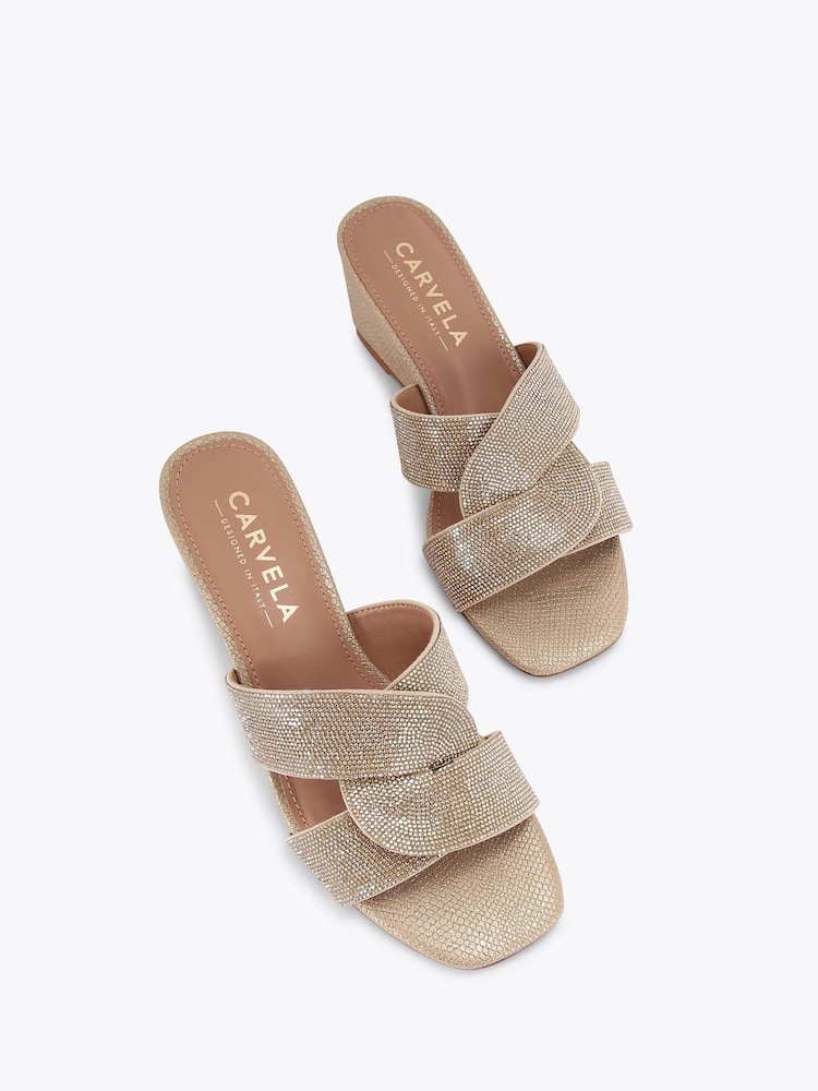 Carvela Ornella Mules Wedges Sandals - Image 2 of 4