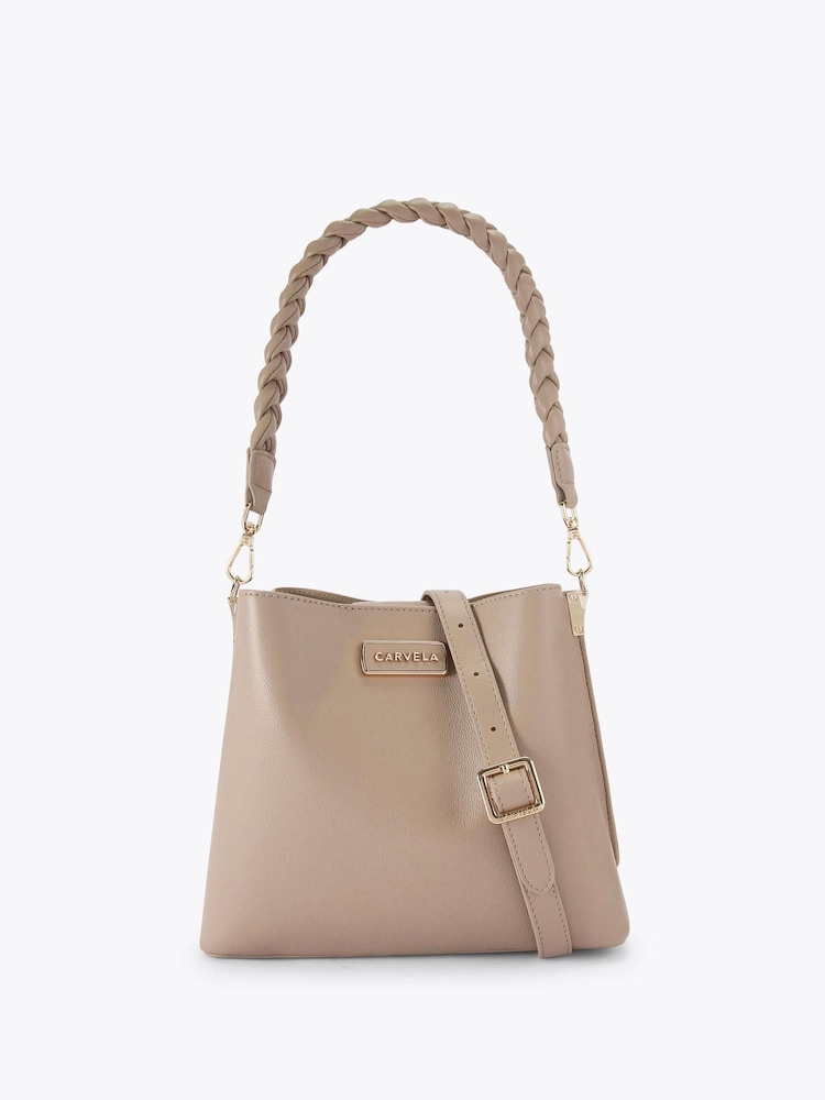 Carvela Alessia Plait Midi Bag - Image 1 of 4