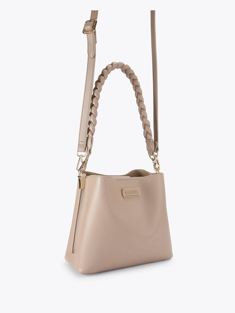 Carvela Alessia Plait Midi Bag - Image 2 of 4