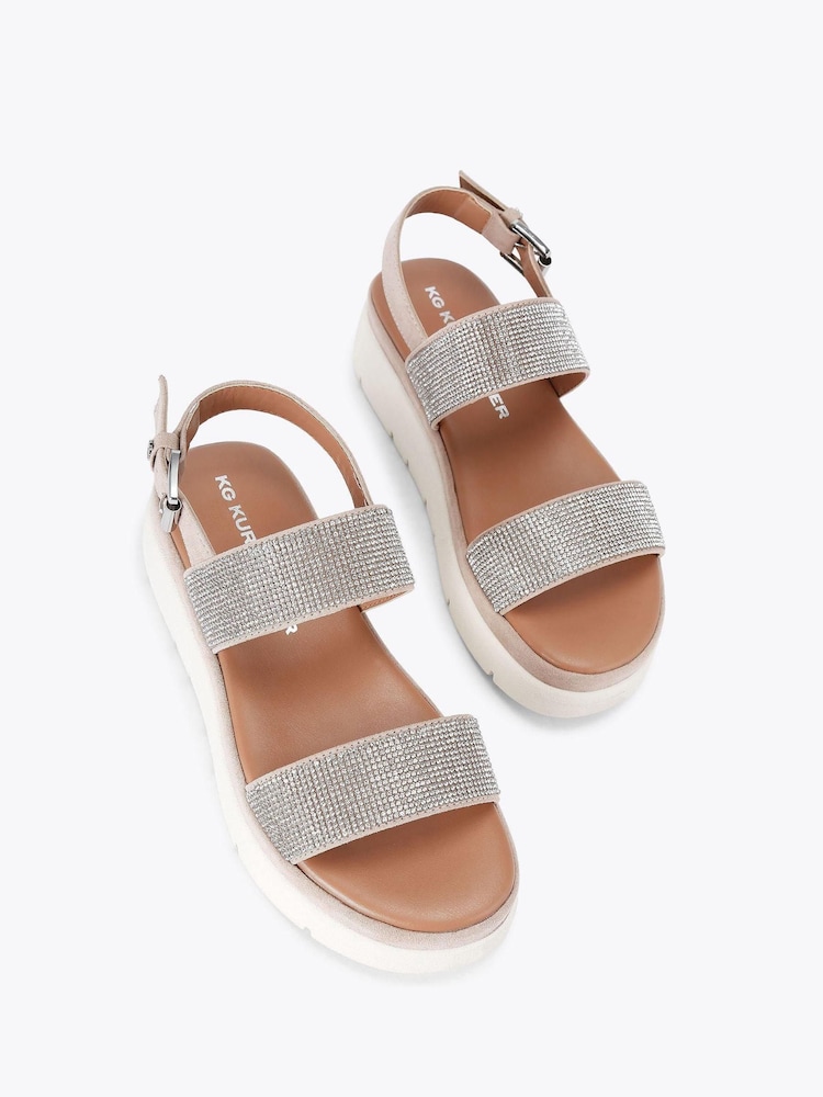 KG Kurt Geiger Daisy Gem Sandals - Image 2 of 4