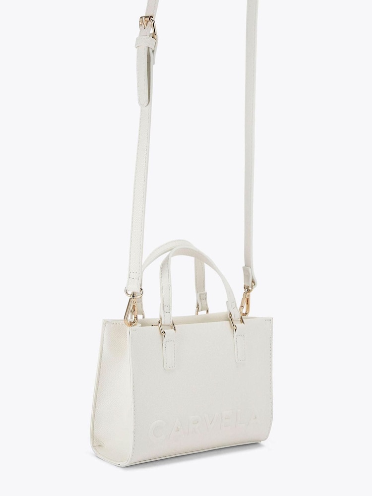 Creme - Carvela Frame Kleine Tote-Tasche - Bild 2 von 4