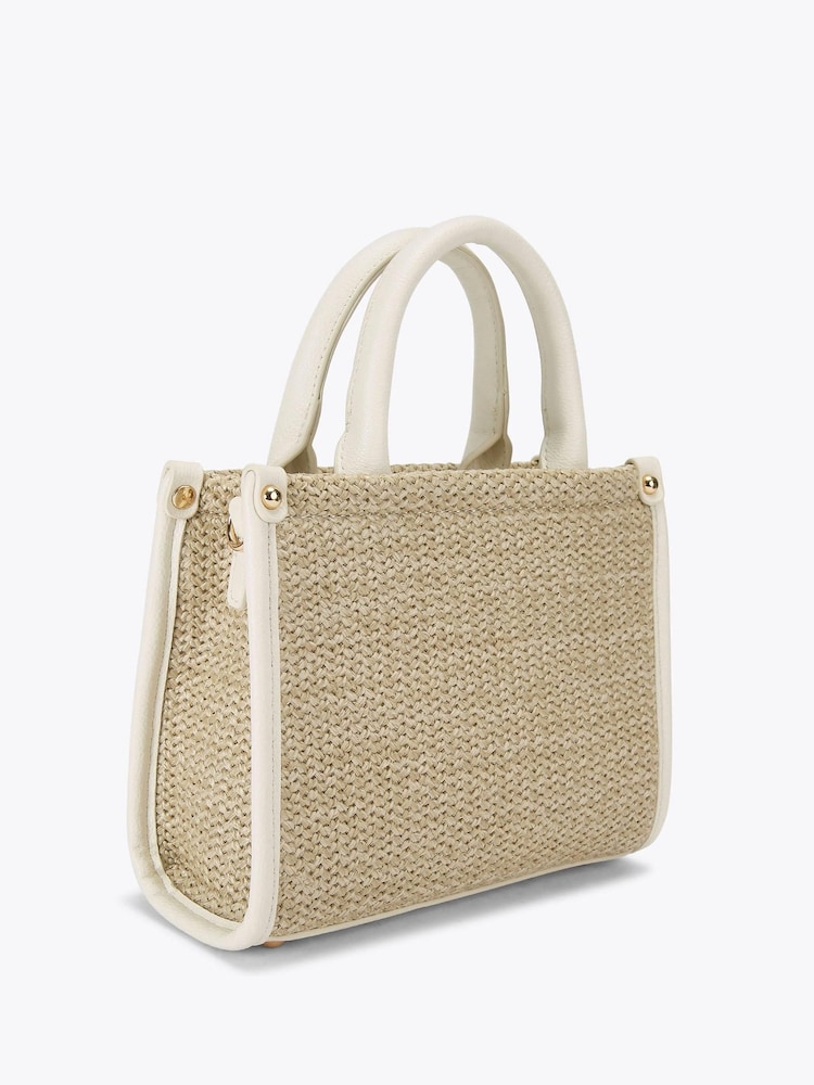 Creme - Carvela Beach Glam Mini Tote Bag - Imagem 2 de 4