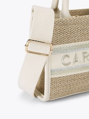 Creme - Carvela Beach Glam Mini Tote Bag - Imagem 3 de 4