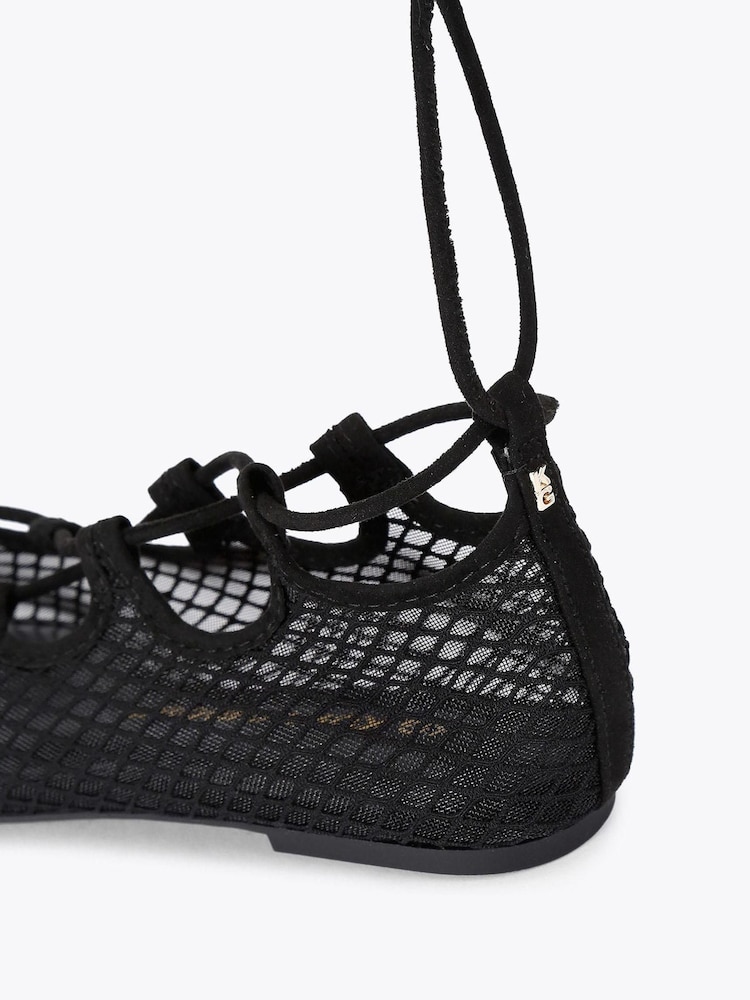 KG Kurt Geiger Black Nina Tie Up Pumps - Image 4 of 4 KG Kurt Geiger Black Nina Tie Up Pumps - Image 4 of 4