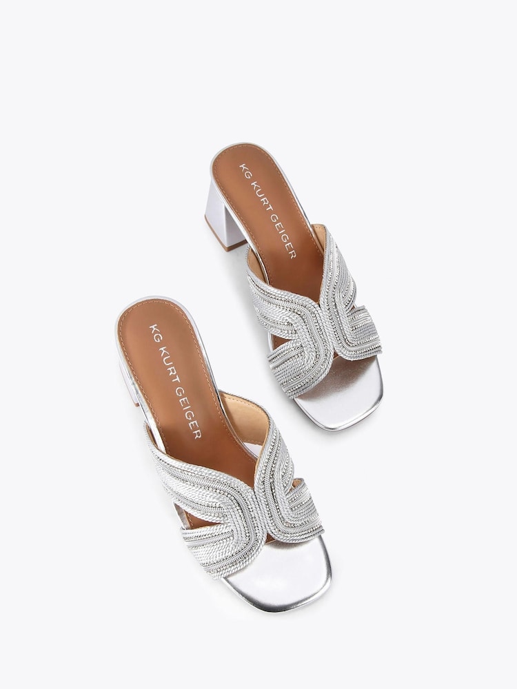 KG Kurt Geiger Pose Mules Sandals - Image 2 of 4 KG Kurt Geiger Pose Mules Sandals - Image 2 of 4