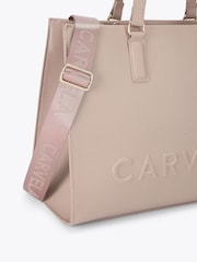Nude - Carvela Large Frame Tote Black Bag - Bild 2 von 4