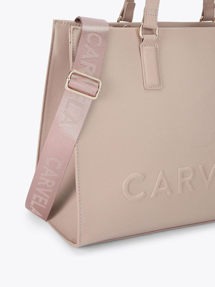 Nude - Carvela Large Frame Tote Black Bag - Bild 2 von 4