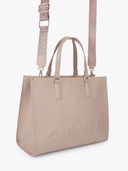 Nude - Carvela Large Frame Tote Black Bag - Bild 3 von 4