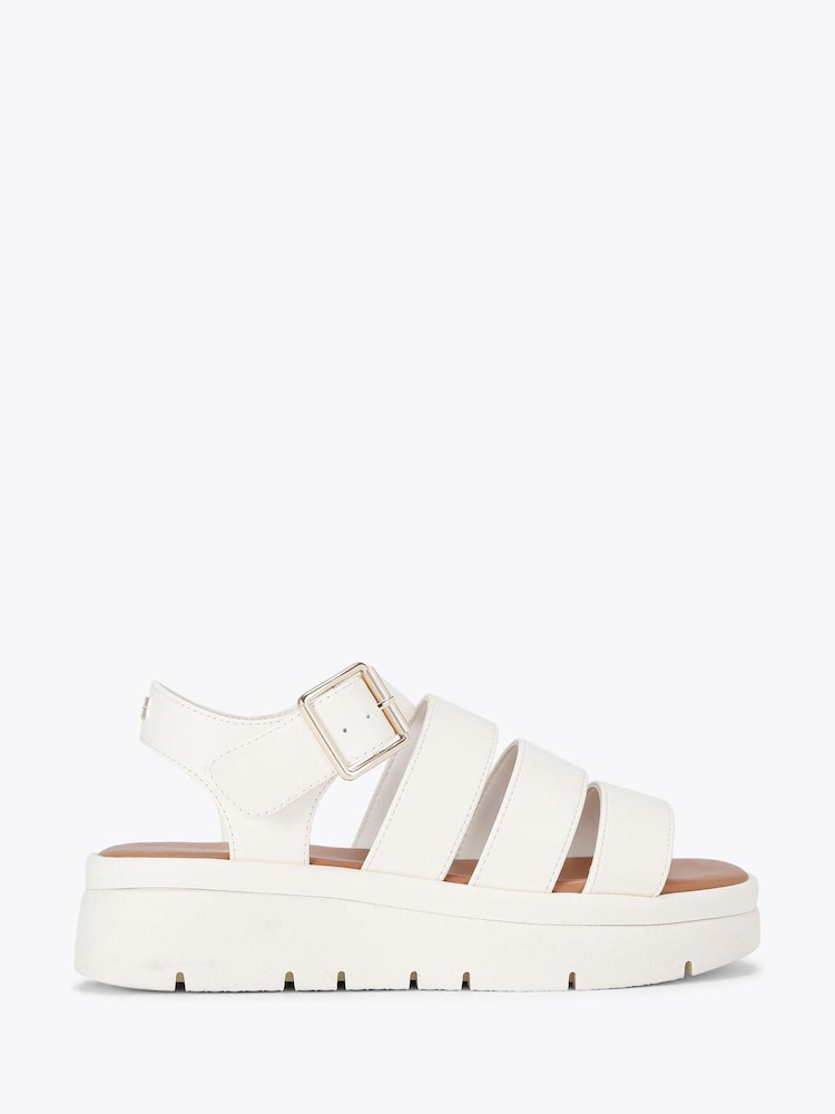 Creme - KG Kurt Geiger Daisy Cage Sandals - Bild 1 von 4