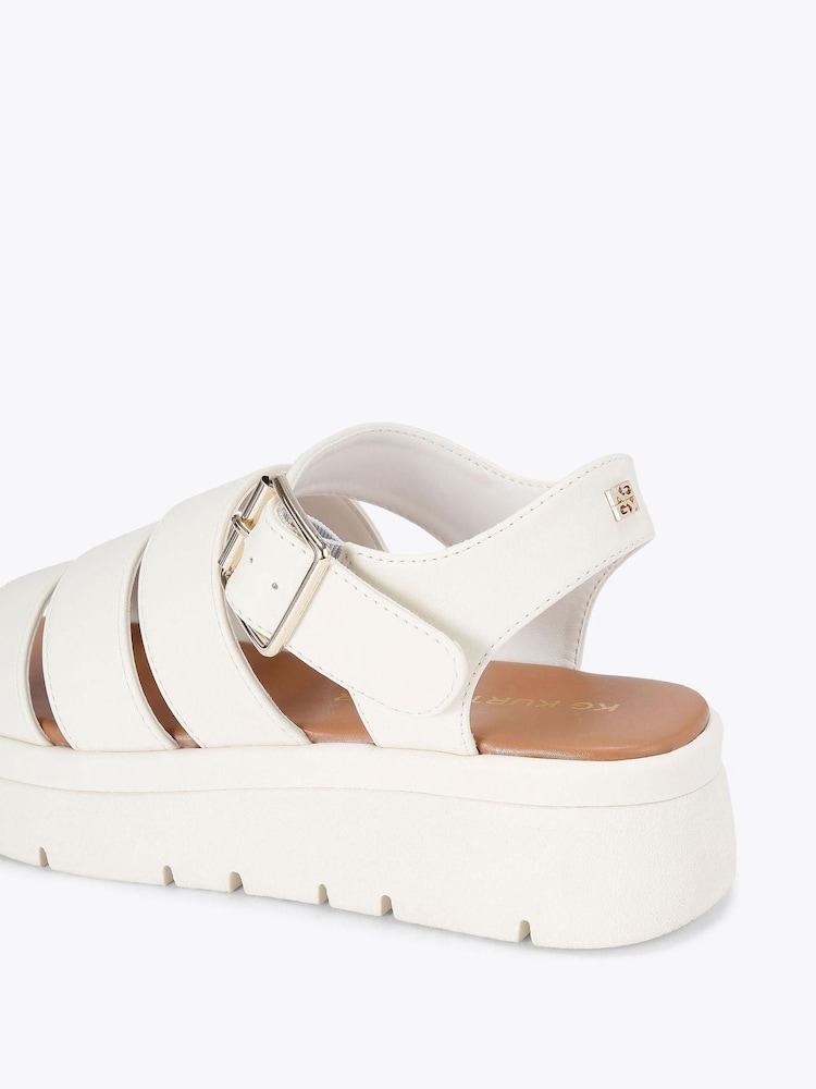 Creme - KG Kurt Geiger Daisy Cage Sandals - Bild 4 von 4