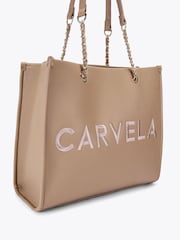 Carvela Sorrento Chain Nude Tote Bag - Image 2 of 4