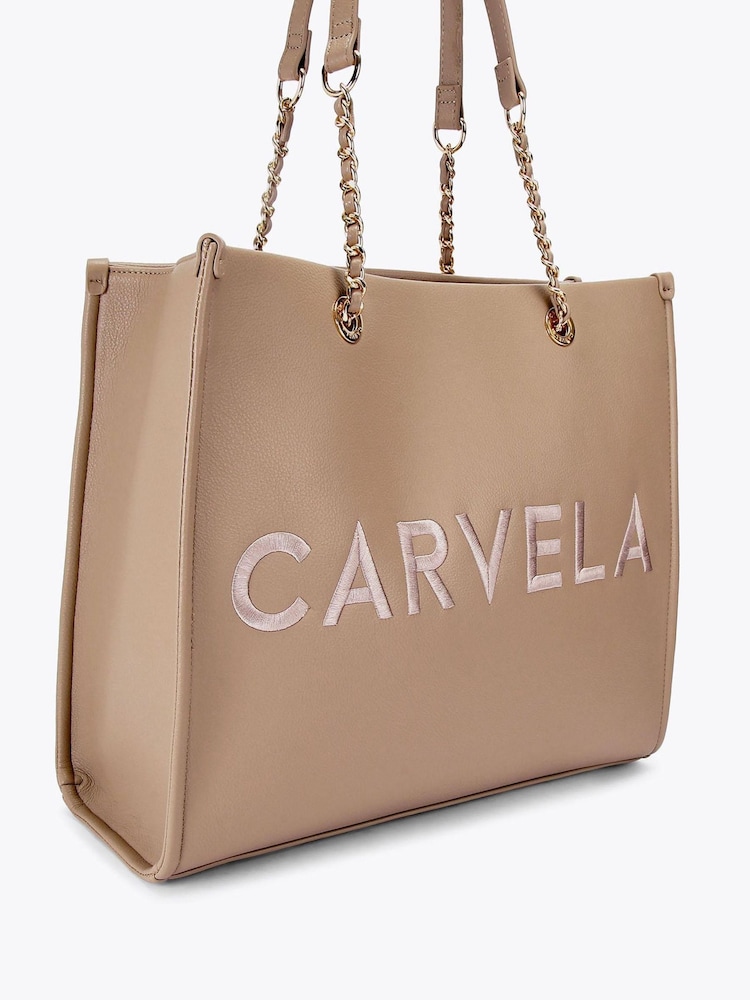 Carvela Sorrento Chain Nude Tote Bag - Image 2 of 4