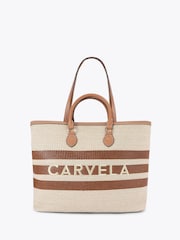 Carvela Sorrento Stripe Nude Shopper Bag - Image 1 of 4