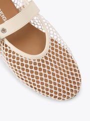 KG Kurt Geiger Cream Nico Gem Pumps - Image 4 of 4