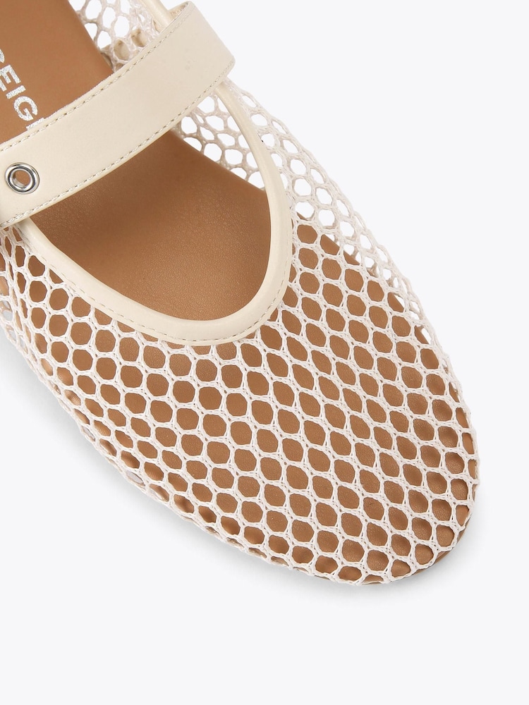 KG Kurt Geiger Cream Nico Gem Pumps - Image 4 of 4