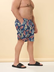 BadRhino Big & Tall Blue Lobster Print Swimshorts - Image 4 of 6