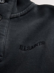 smALLSAINTS Black Washed Logo Funnel Neck Sweatshirt - Image 12 of 12