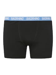BadRhino Big & Tall Black Multi Band Trunks 3 Pack - Image 2 of 8