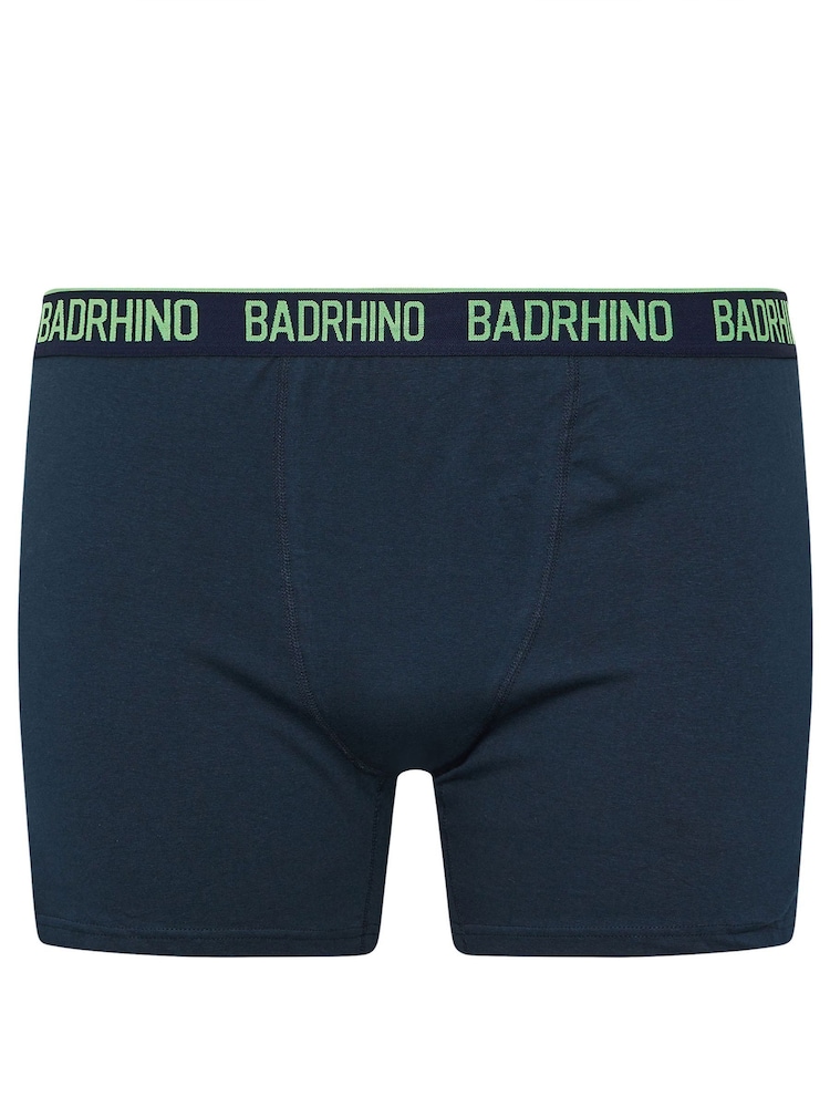 BadRhino Big & Tall Black Multi Band Trunks 3 Pack - Image 4 of 4 BadRhino Big & Tall Black Multi Band Trunks 3 Pack - Image 4 of 4