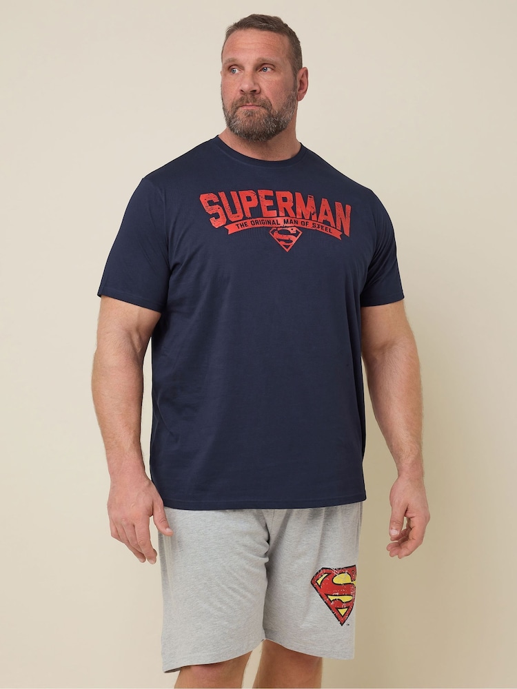 حزمة بيجامة قطن 100% مزيّنة بطبعة Superman من BadRhino Big & Tall - صورة 2 من 6 حزمة بيجامة قطن 100% مزيّنة بطبعة Superman من BadRhino Big & Tall - صورة 2 من 6
