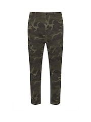 BadRhino Big & Tall Green Camo Cargo Trousers - Image 5 of 6