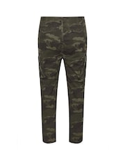 BadRhino Big & Tall Green Camo Cargo Trousers - Image 6 of 6