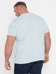 BadRhino Big & Tall Blue California Beach Camper 100% Cotton T-Shirt - Image 3 of 7