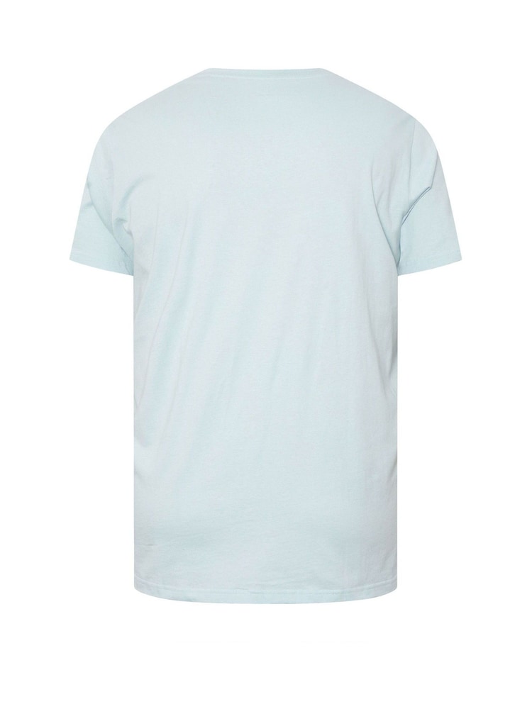 BadRhino Big & Tall Blue California Beach Camper 100% Cotton T-Shirt - Image 7 of 7