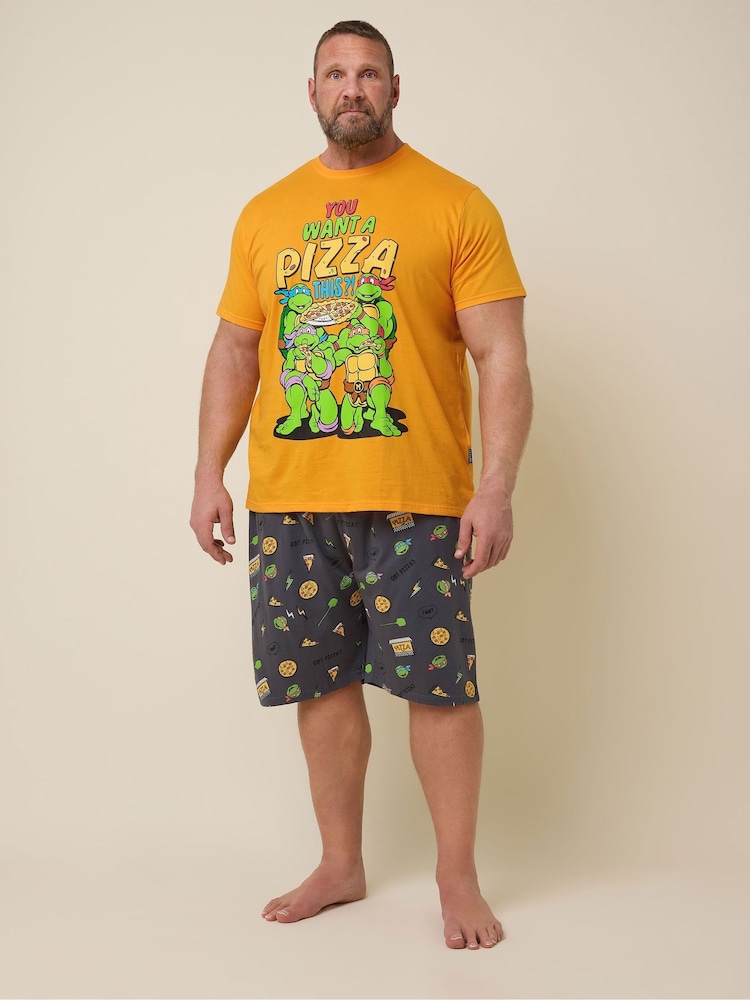BadRhino Big & Tall Ninja Turtle 100% Cotton Pyjamas Set - صورة 1 من 6 BadRhino Big & Tall Ninja Turtle 100% Cotton Pyjamas Set - صورة 1 من 6