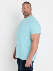 BadRhino Big & Tall Blue 100% Cotton Core T-Shirts 5 Pack - Image 2 of 10