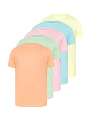 BadRhino Big & Tall Blue 100% Cotton Core T-Shirts 5 Pack - Image 5 of 10