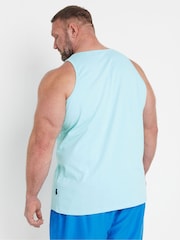 BadRhino Big & Tall White Plain 100% Cotton Vests 3 Pack - Image 2 of 10