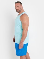 BadRhino Big & Tall White Plain 100% Cotton Vests 3 Pack - Image 4 of 10