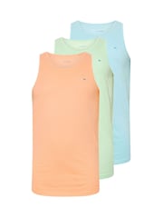 BadRhino Big & Tall White Plain 100% Cotton Vests 3 Pack - Image 6 of 10