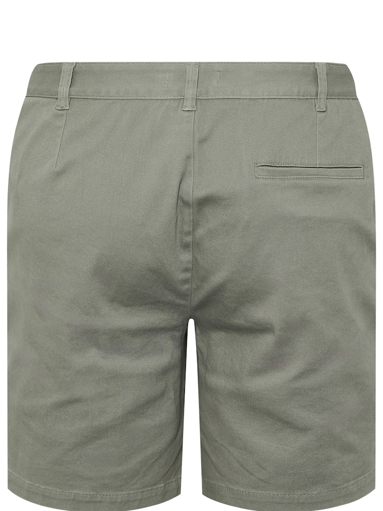 Verde - Calções chino BarRhino Big & Tall Stretch - Imagem 6 de 6