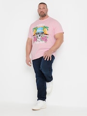 Camiseta BarRhino Big & Tall Sunshine Palm Beach 100% algodão - Imagem 4 de 6