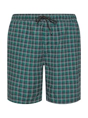 BadRhino Big & Tall Green Tartan Swimshorts - Image 5 of 6