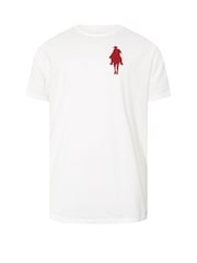 BadRhino Big & Tall White Pitchfork Graphic 100% Cotton T-Shirt - Image 5 of 6