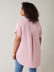 Evans Yoke Button Thru Grown On Sleeve Blouse - Image 3 of 5