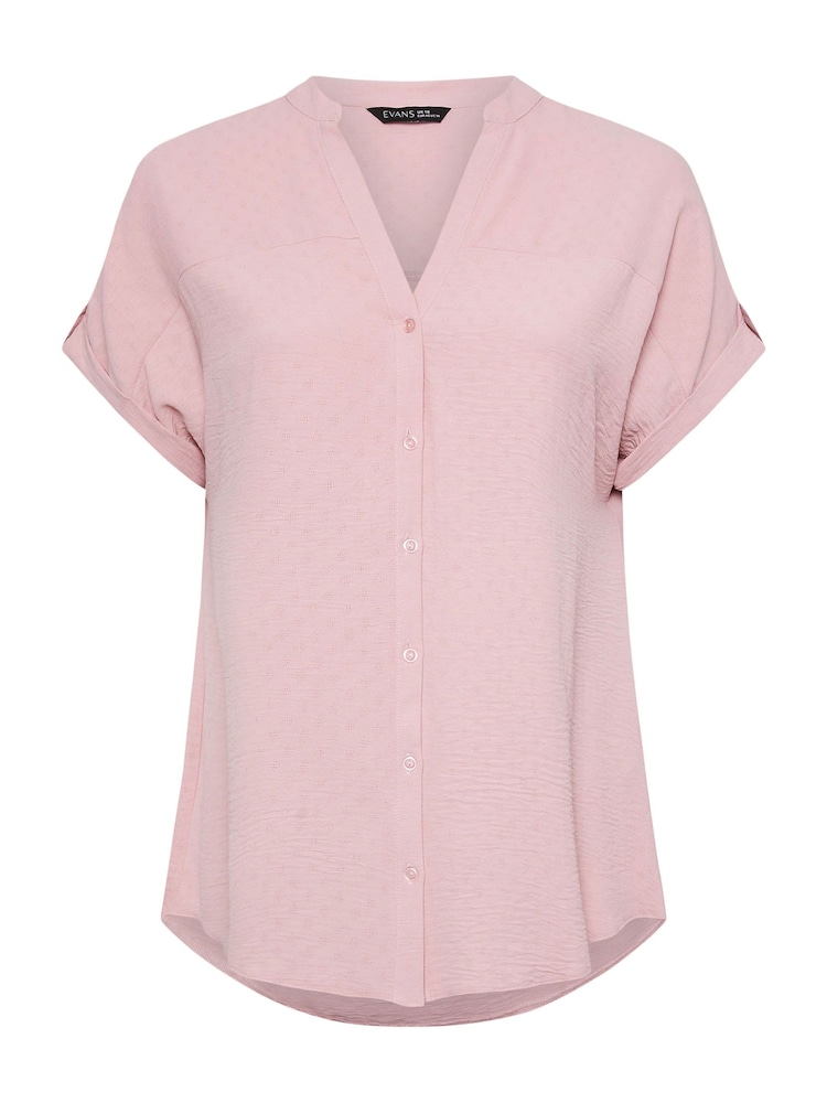 Evans Yoke Button Thru Grown On Sleeve Blouse - Image 5 of 5